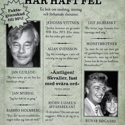 Människor Som Har Haft Fel - Roos & Tegner